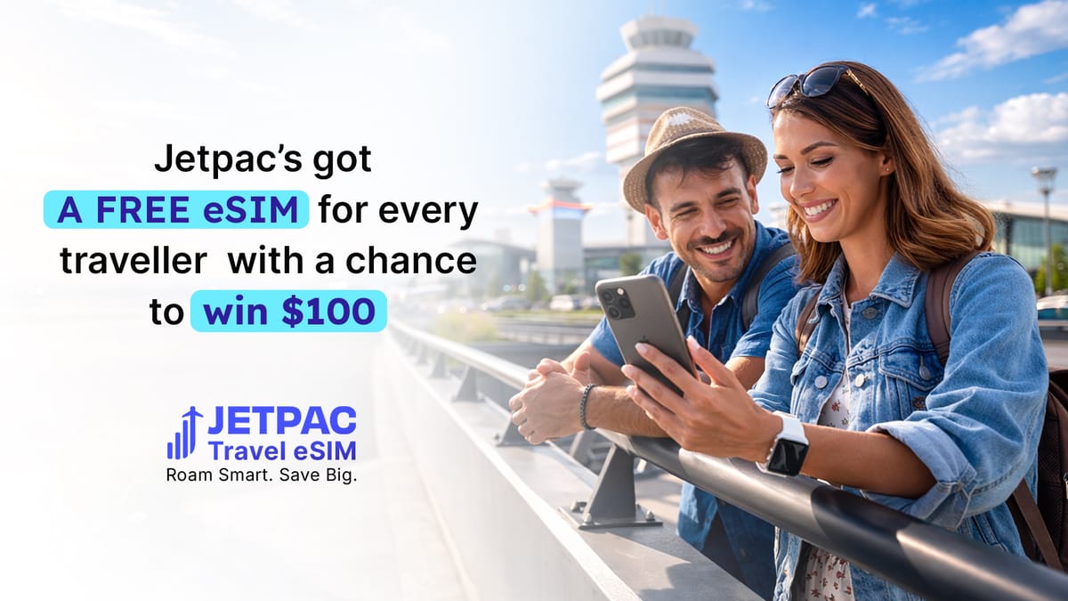 Jetpac $100 Giveaway
