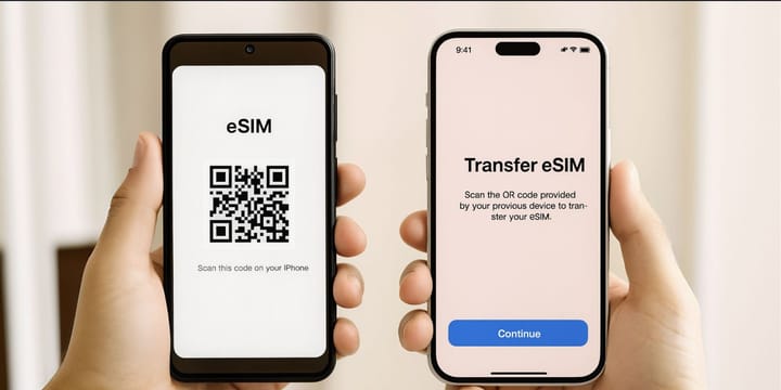 How to Transfer eSIM to New iPhone From iPhone or Android